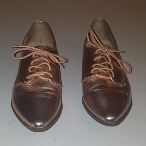 Rose Gold Oxfords